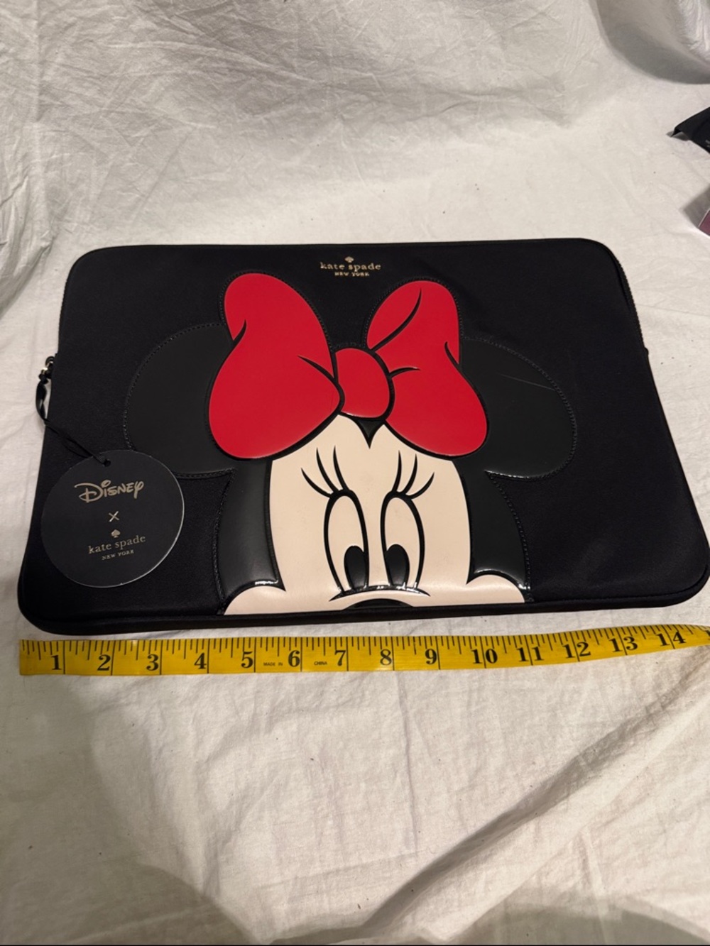 kate spade x Disney Minnie Mouse Black & Red laptop holder